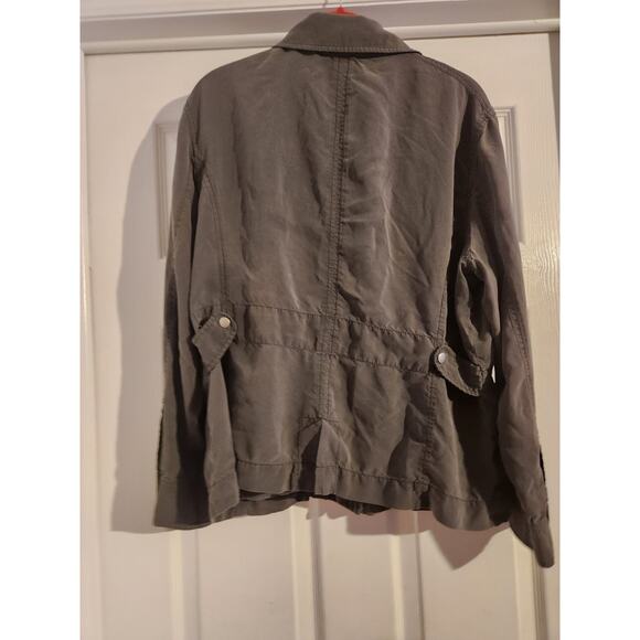 Co&Eddy Womens Silk Shirt Olive XL - Picture 4 of 5